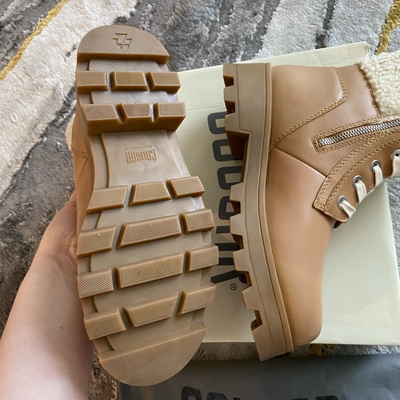 NWT COUGAR Caramel Waterproof Leather Stella Lined Boots - Picture 7 of 14